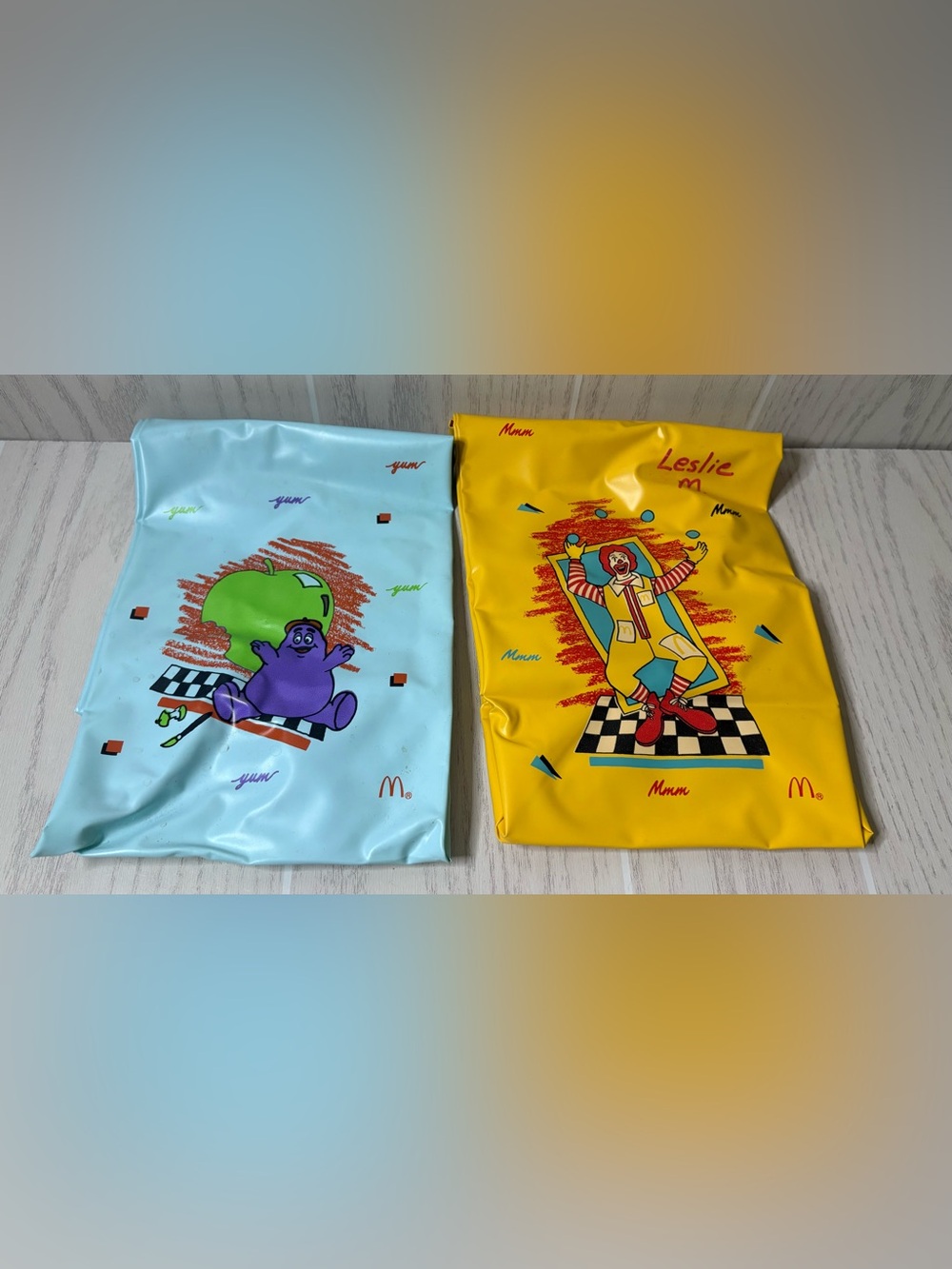VTG McDonald's Reusable Lunch Sacks 80’s Retro Nostalgia Grimace